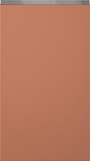 Birch door M-Classic TP43P4Y, Brick (ph50 MetalGrey handle)