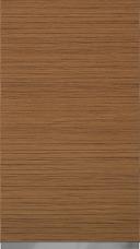 Special veneer door M-Classic TP43V4A, Oiled Teak burma (ph50 MetalGrey handle)