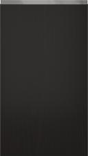 Oak door Classic TP47P4Y, Black (ph50 MetalGrey handle)