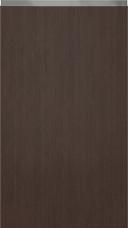 Special veneer door Classic TP47P4Y, Dark brown (ph50 MetalGrey handle)