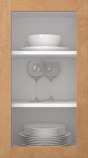 Birch door, Elegant, TP60LA, Hazel (clear glass)