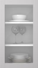 Birch door, Elegant, TP60LA, Horizon (clear glass)