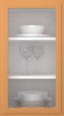 Birch door, Format, TP68LA, Saffron (clear glass)