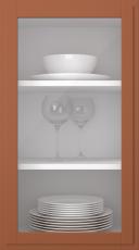 Birch door, Format, TP68LA, Chili (clear glass)