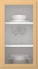 Birch door, Format, TP68LA, Mustard (clear glass)