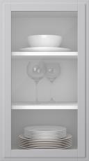 Birch door, Format, TP68LA, Light Grey (clear glass)