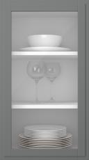 Birch door, Format, TP68LA, Dust Grey (clear glass)