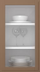Birch door, Format, TP68LA, Chocolate (clear glass)