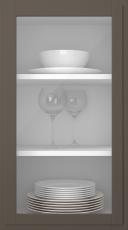Birch door, Format, TP68LA, Cacao (clear glass)