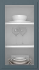 Birch door, Format, TP68LA, Teal (clear glass)