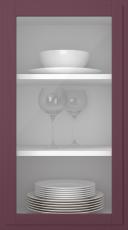Birch door, Format, TP68LA, Plum (clear glass)