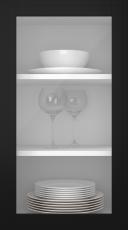 Birch door, Format, TP68LA, Midnight (clear glass)