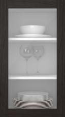 Oak door, Format, TP68LA, Espresso (clear glass)