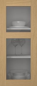 Oak door, M-Concept, WS21KPOLA2, Lacquered (clear glass)