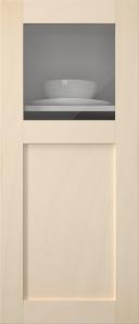 Birch door, M-Concept, WS21KPOLA, Lacquered (clear glass)