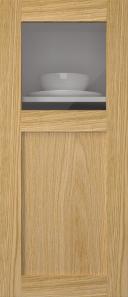 Oak door, M-Concept, WS21KPOLA, oiled (clear glass)