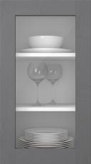 Birch door, M-Concept, WS21LA, Grey (clear glass)