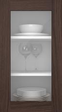 Oak door, M-Concept, WS21LA, Pecan (clear glass)