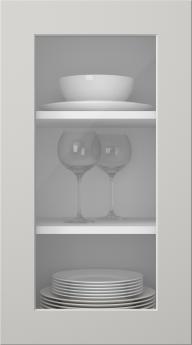 Painted door, Bravura, PM16LA, Grey (clear glass)