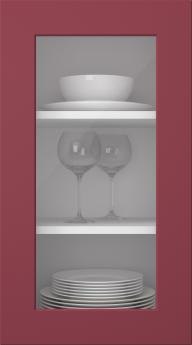 Painted door, Motive, PM26LA, Cranberry (clear glass)