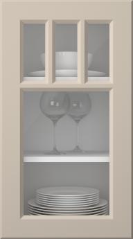 Painted door, Pigment, PM40KA, Cashmere (clear glass)