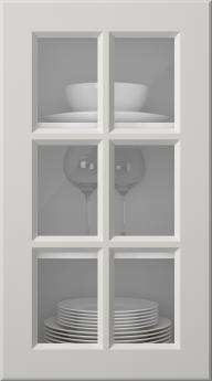 Painted door, Pigment, PM40RU, Grey (clear glass)