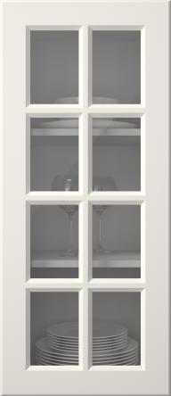 Painted door, Pigment, PM40RUK, Pure white (clear glass)