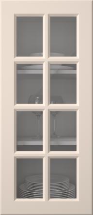 Painted door, Pigment, PM40RUK, Vanilla Cream (clear glass)