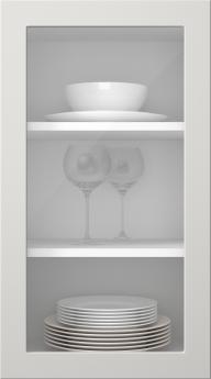 Painted door, Petite, PM60LA, Grey (clear glass)