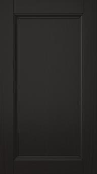 Oak door, Woody, PP25, Black