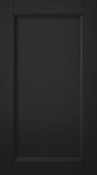 Oak door, Woody, PP25, Black
