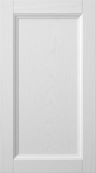 Oak door, Woody, PP25, White