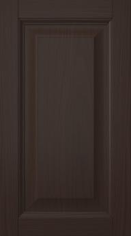 Oak door, Natural, PP54, Dark brown