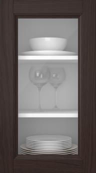 Oak door, Natural, PP54LA, Chestnut (clear glass)