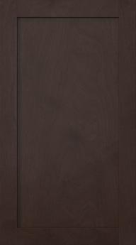 Birch door, Frame, PP60, Dark brown
