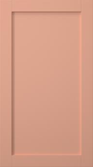 Birch door, Frame, PP60, Peach