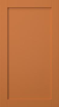 Birch door, Frame, PP60, Terracotta