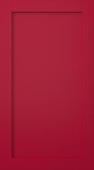 Birch door, Frame, PP60, Cranberry