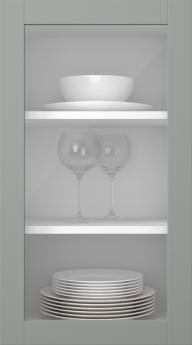 Birch door, Frame, PP60LA, Sand (clear glass)