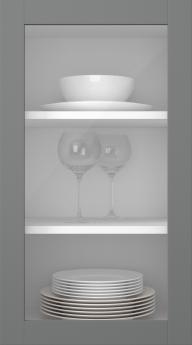 Birch door, Frame, PP60LA, Rock (clear glass)