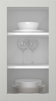 Birch door, Frame, PP60LA, Clay (clear glass)