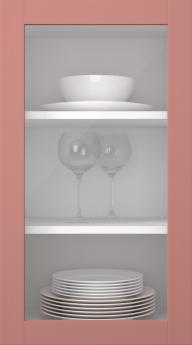 Birch door, Frame, PP60LA, Caramel (clear glass)