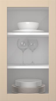 Birch door, Frame, PP60LA, Oat (clear glass)