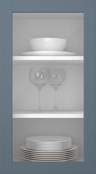 Birch door, Frame, PP60LA, Denim (clear glass)