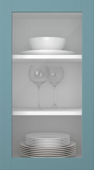 Birch door, Frame, PP60LA, Eucalyptus (clear glass)