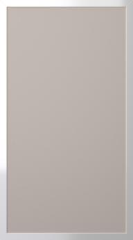 Aluminium frame door, Mist, TAL20, Aluminium (Champagne silver)