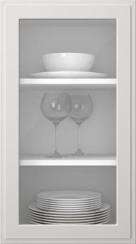 Painted door, Step, TM65LA, Grey (clear glass)