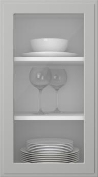 Painted door, Step, TM65LA, Light Grey (clear glass)