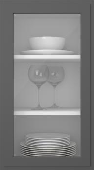 Painted door, Step, TM65LA, Graphite Grey (clear glass)