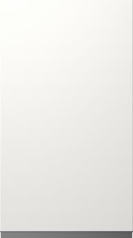 Lacquered door, Variant, TML874A, White, satin  (ph41 black handle)